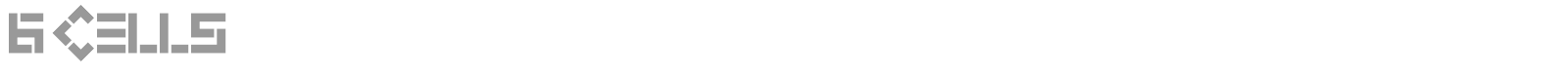 6 Cells font preview